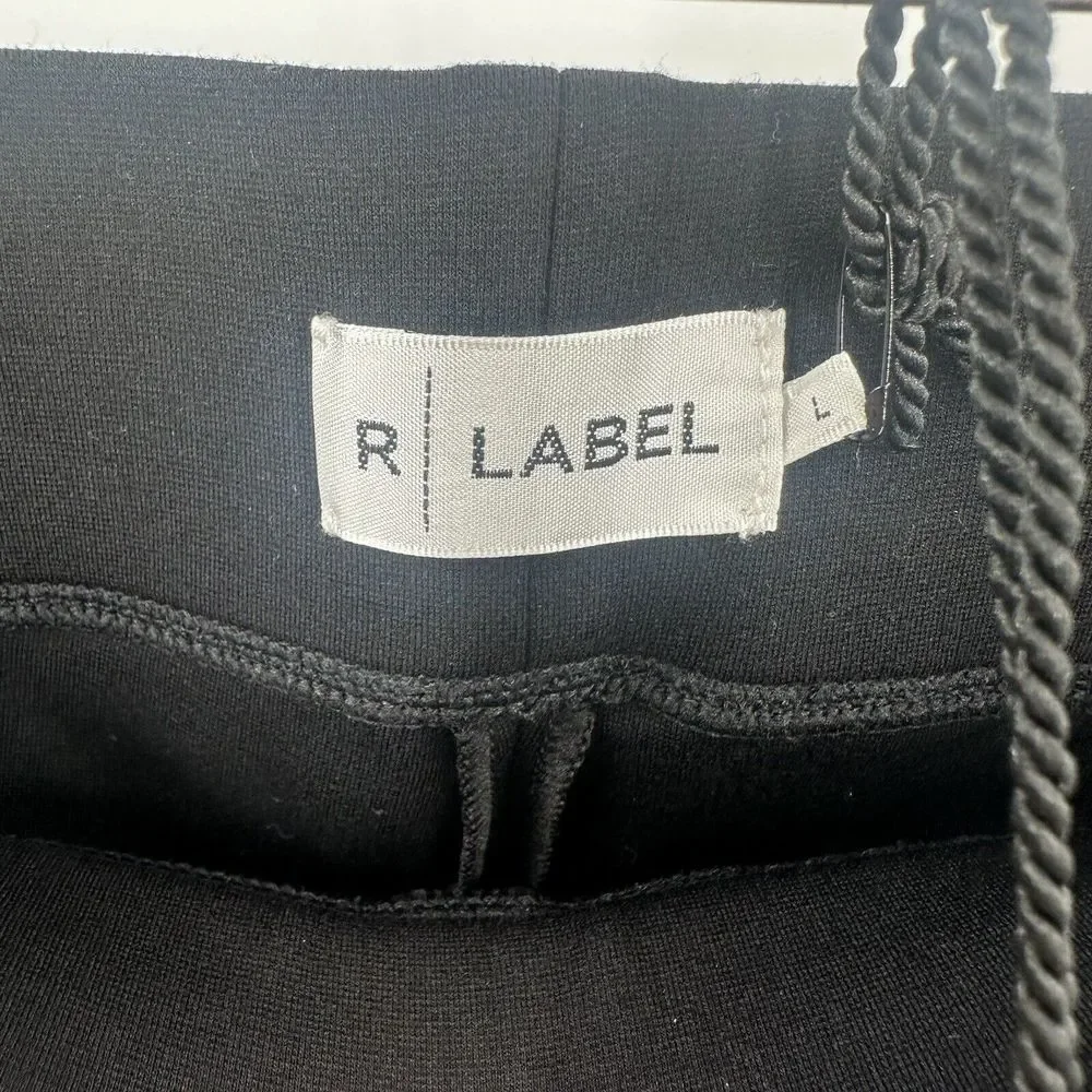 NWT R | Label The Reset Black Pull On Stretch Career Skinny Legging Trouser Sz L